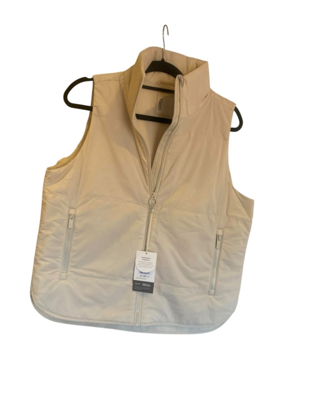 NWT Vuori canyon insulated vest BONE Size M